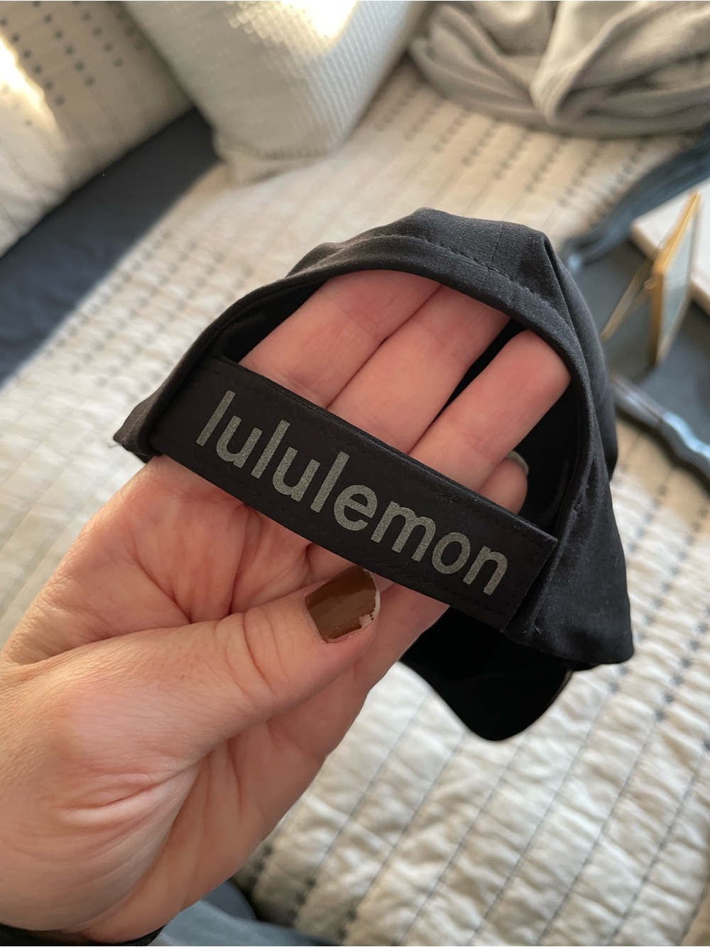 lululemon athletica Black Adjustable Logo Cap - Picture 2 of 2